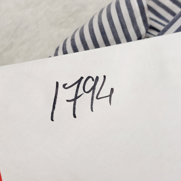 New Aerie Woven Pretty Long Sleeve Stripped Cropped Top P1794 - Picture 9 of 9